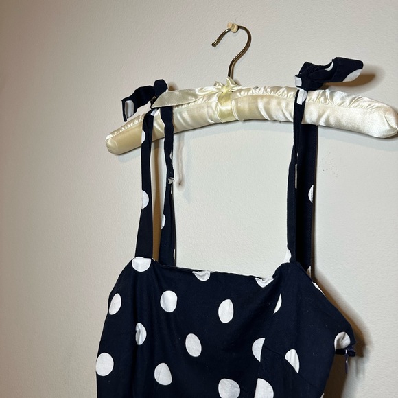 Zara Black and White Polka Dot Bodysuit - Picture 5 of 13